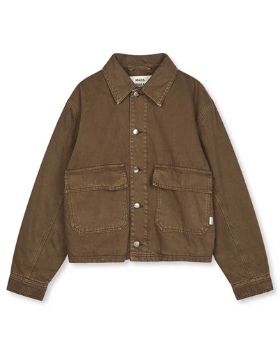 Mads Nørgaard - Soil Denim Solweig Jakke - Cocoa